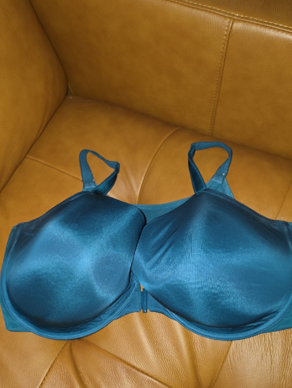 torrid Curve Teal Perfect T Shirt Lined  Ultimate  Smoothing Bra 40g Front Close